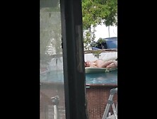 Caught my Girlfriend Playing in the Pool