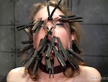 Ruthless punishment for Rain DeGrey and Ashley Lane