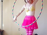 Hula Hoop Girl With Dirty Socks