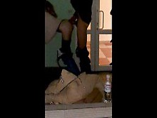 School Girl Is Getting Fucked In The School Staircase By Boyfriend