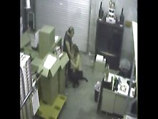 Couple Blowjob On Warehouse