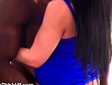 Natural-Beauty-Queenie" - Redhead Babe Seduces Black Guy With Her Curvy Body And Big Boobs