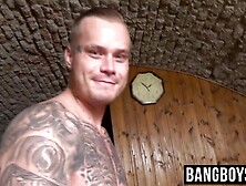 Tatted-Up Hunks - Hot Guy With Ink Wanking Off & Shooting A Load