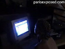 Paris. Hilton. Computer. Topless-By Dj Nilo