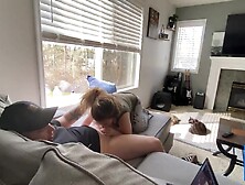 Blonde Girlfriend's Helping Hand