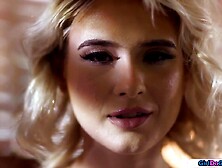 GirlDoGirl. com - Blond puts spell on breasty black roommate so shes into her. This babe kisses the ebony honey and sucks her larg