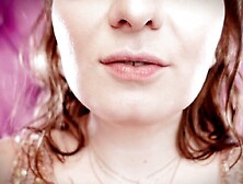 ASMR eating food fetish movie - beauty with braces eating chocolate guy - giantess vore (Arya Grander)