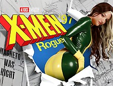 Vrcosplayx Kenna James As Rogue From X-Men 97' Does Dick Sucking