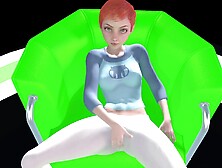 Gwen Tennyson From Ben 10 Rubbing Her Clit