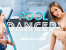 Pool Dancer - Bathing Brunette With Karter Foxx