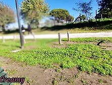 FLASHING my COCK in front a everyone in a PUBLIC PARK and my STEPDAUGHER HELPS me CUMSHOT - REAL SEX RISKY