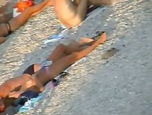 Beach Nudist Girls Providing With The Real Heat Under Sun