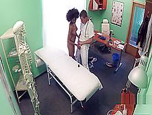 Busty Ebony Patient Bangs Her Doctor