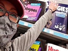 Watch My Buying My Diapers While Wearing Pink Plastic Panties