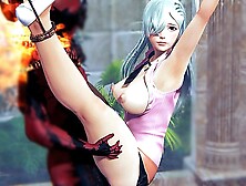 Princess Elizabeth Liones and Demon Bondage BDSM Cartoon