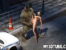 3D The Increidble Hulk Getting His Hard Cock Sucked