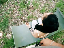 Backstage with Ebony Lynn - POV Free Use Outdoor Biggest Facial (Freeuse Movie scene)