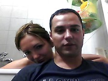 German teen Couple Taking An Online Bath and Fuck (18+)