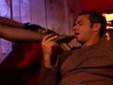 Petite Redhead Chick Does Fellatio And Pounds Shaft