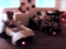 SCHOOLGIRL SKANKS:" two Monster Dongs VS three Chicks"