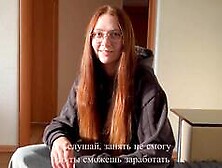 Banging my redhead with massive mounds for hard-core porn!