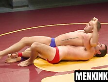 Connor Patricks battles Cameron Kincade In naked wrestling fuck match