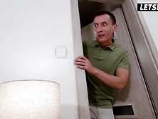 Eva Rides Charlies Dick While His Gfs Away