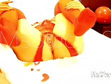 Sexy Pinay Teen Babe in Red Open Crotch Lingerie gets Fucked and Creampied