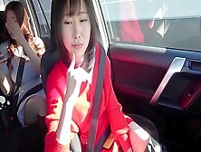 Hauru Yamaguchi & Shuri Hazuki - Watching Each Other Car Sex - Teaser Video