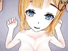 Watson Amelia and I have intense sex in the bedroom.  - Hololive VTuber SELF PERSPECTIVE Anime