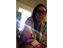 Nip Slide Wardrobe Malfunction Shows Porn Star Large Melons Smokin'