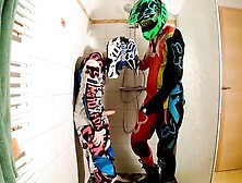 Boyfriend Fucks Me Hard At The Shower In Mx Gear