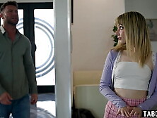 18 year mature teeny stepdaughter Demi Hawks is a bully and stepdad was not having it