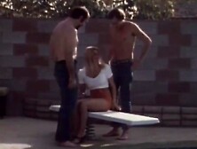 three Way by the pool