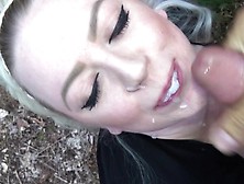 German Big Natural Tits Milf Selfmade Outdoor Loves Cumshot