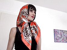 Satin Scarf Headscarf Fashion Show Clip