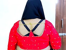 Muslim Afghani Saree Blouse Wearing Giant Tits & Enormous bum Aunty Show her Charming Body for Make me Horny