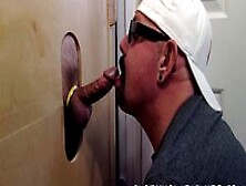 He Really Loves Blowing That Glory Hole Tool Like A Pro