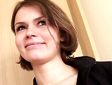 Naturally busty babe gets her pussy and ass fucked