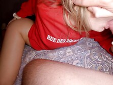 Classmate humps me raunchy after class! Strenuous Quaking Missionary Ejaculation!