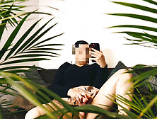 Busty girl Sofia Delman gets off on her own