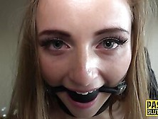 Gagging Anal Sub Slut Getting Fucked Hard