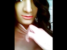 Cecile Extra! Upclose with Female Mask Cecile in her Female Chest Suit!