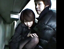 Hot Japanese Blowjob closeup in classroom