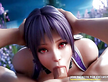 Blowjob facial,  anime hentai