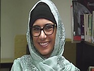 Library Masturbation With Cute Arab Pornstar Mia Khalifa