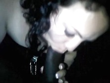 large nice-looking woman White Whore Sucks Darksome in POV