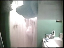 My Daughter On Hidden Cam Shower Strip. Flv