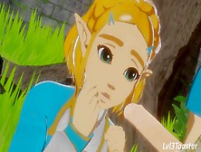 Princess Zelda Cum-Shot