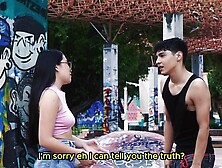 I'M GOING TO FUCK A HANDSOME STUD I MET BY ACCIDENT IN THE PARK